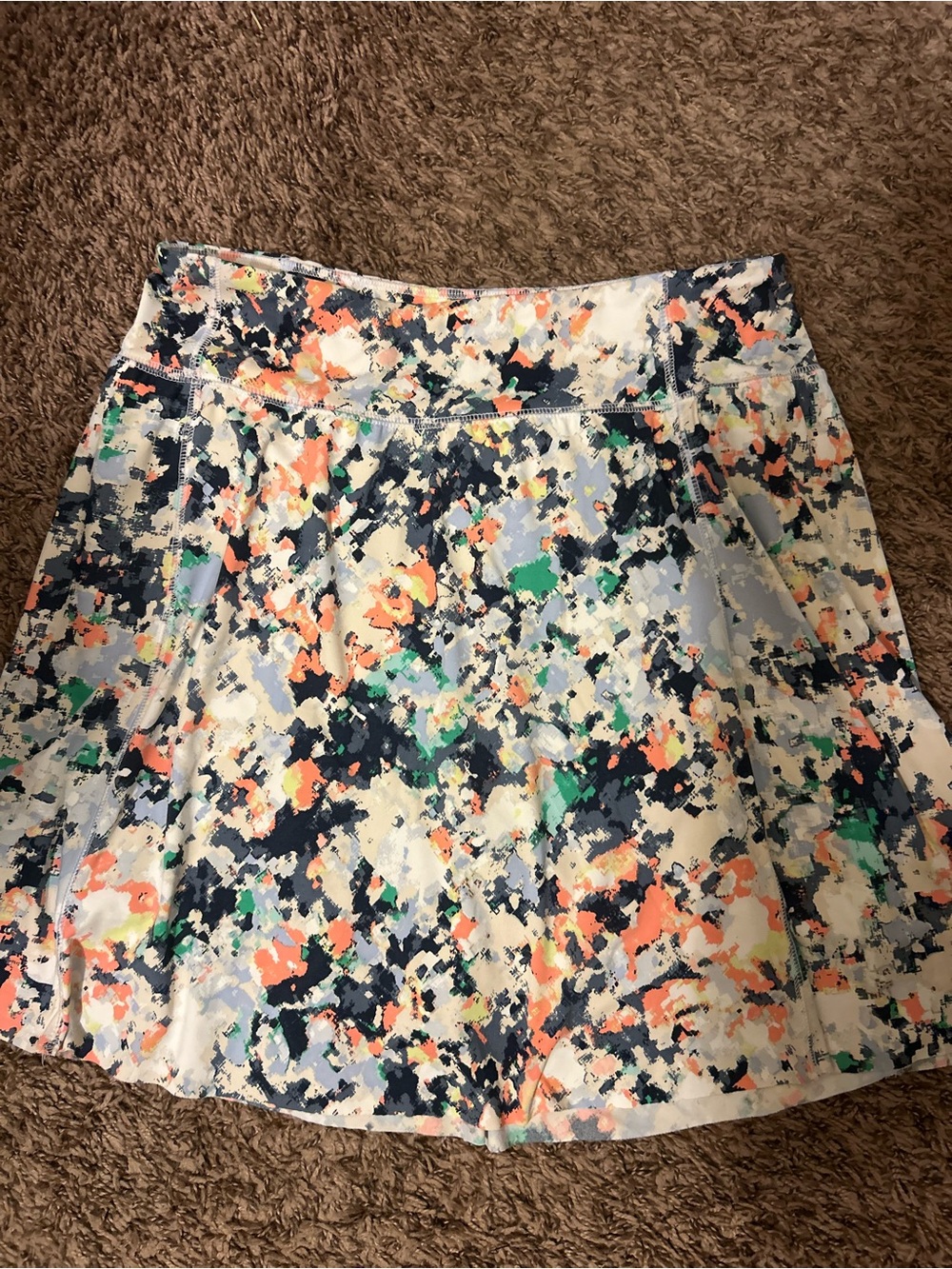 Lane Bryant White/Abstract Skort